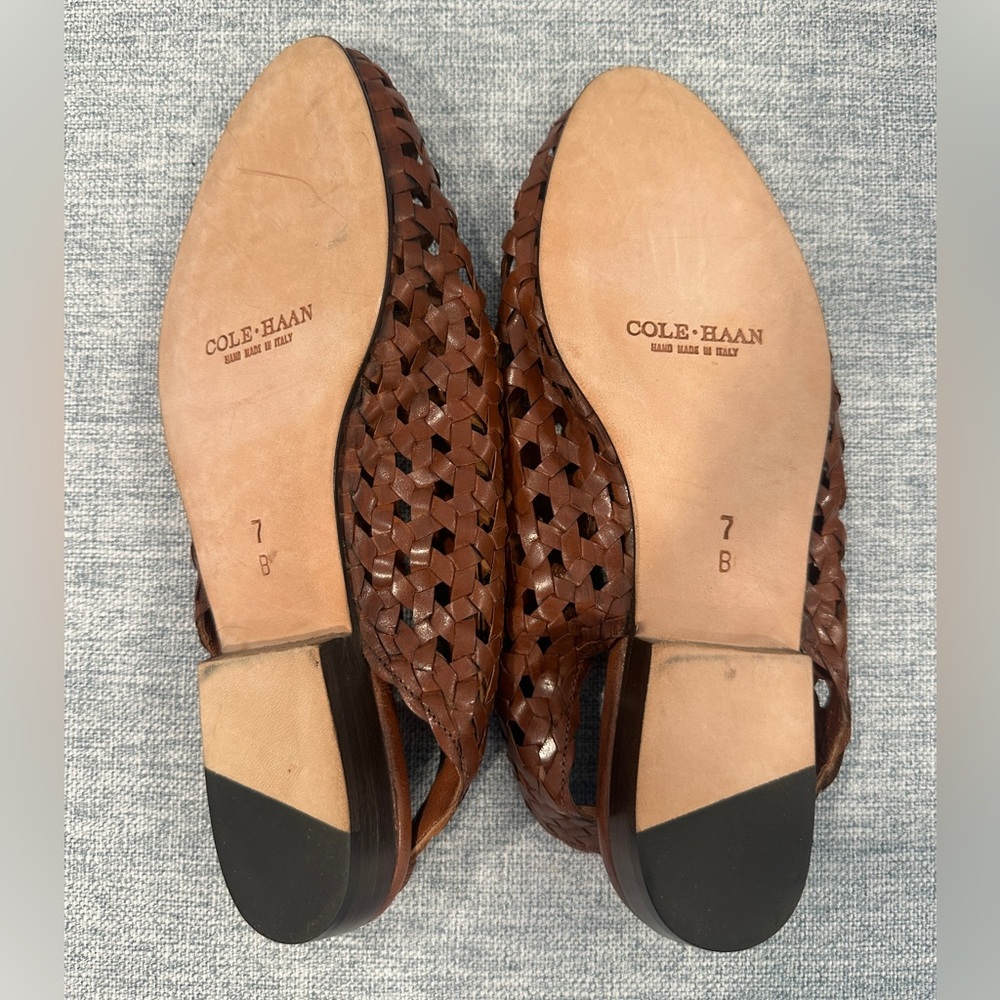 Cole Haan Woven Slingbacks - Picture 3 of 5